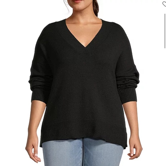 ❌SOLD❌a.n.a Womens V Neck Long Sleeve Pullover Sweater - Picture 1 of 6